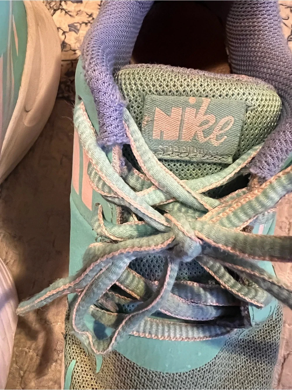 Kids Aqua Lightweight Sneakers with Cushioned Support